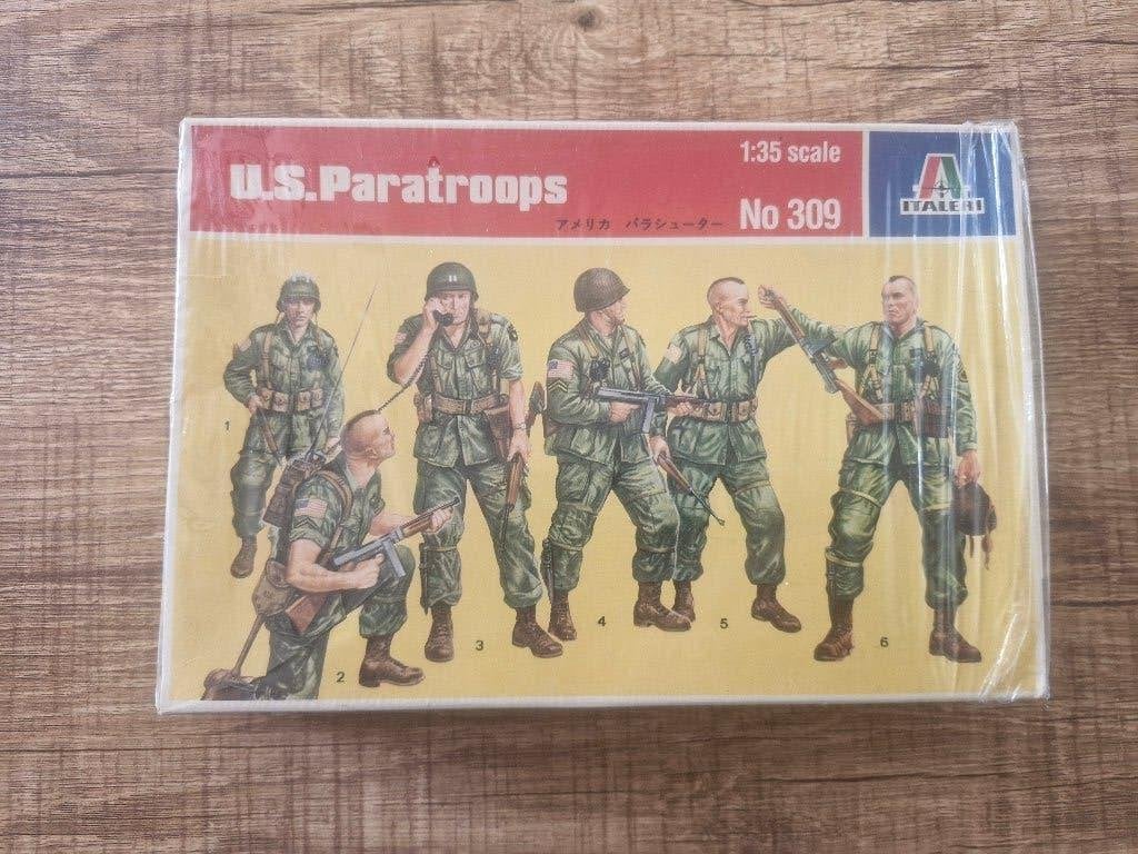Italeri 1/35 U.S. Paratroops Screaming Eagles, Ophalen of Verzenden, Nieuw, 1:35 tot 1:50, Figuur of Figuren