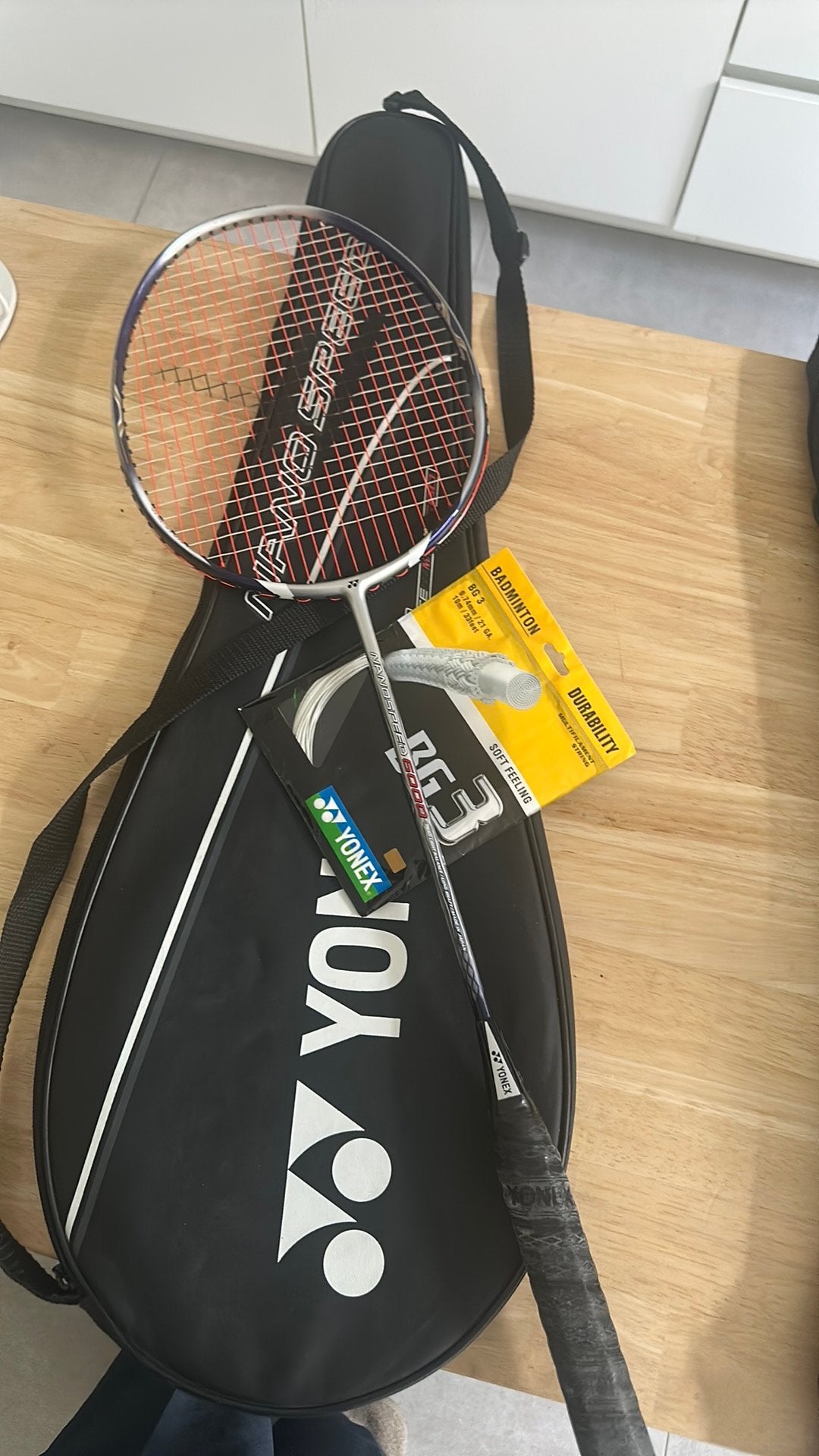 Yonex Nano Speed badminton racket, Ophalen, Zo goed als nieuw