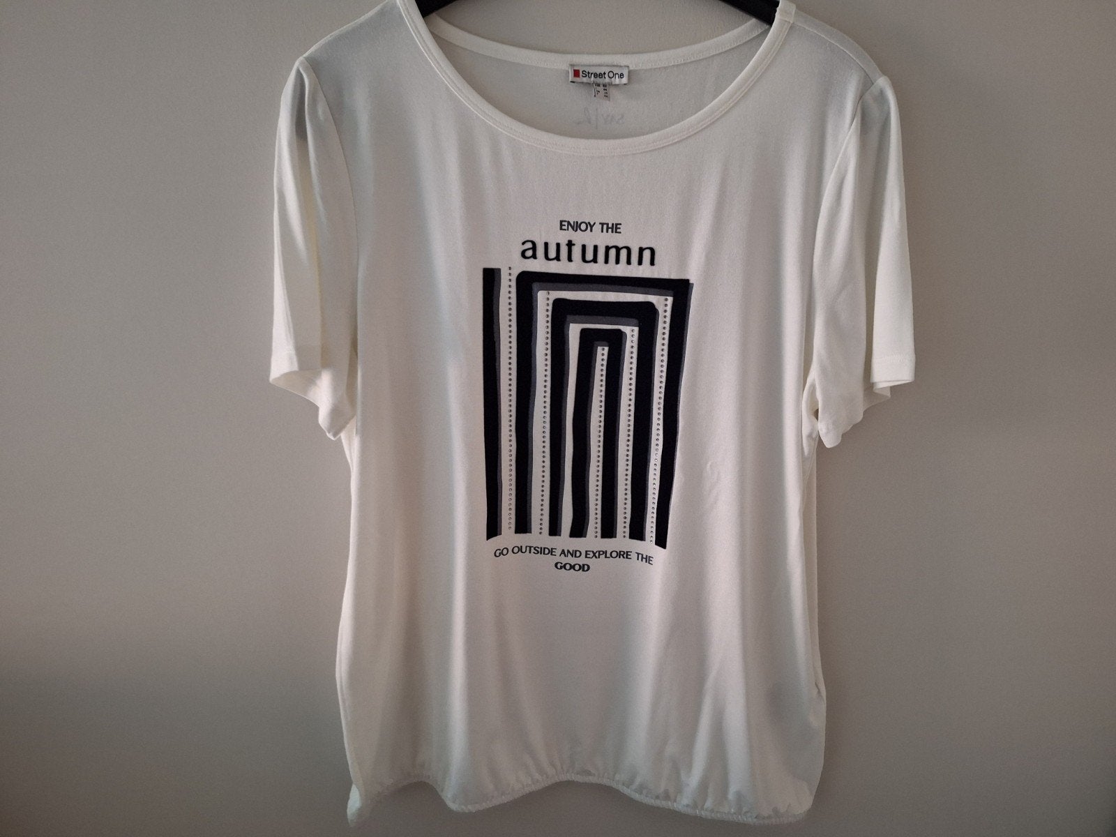 nieuwe tshirt Street One large, Kleding | Dames, T-shirts, Street One, Ophalen of Verzenden, Nieuw, Wit