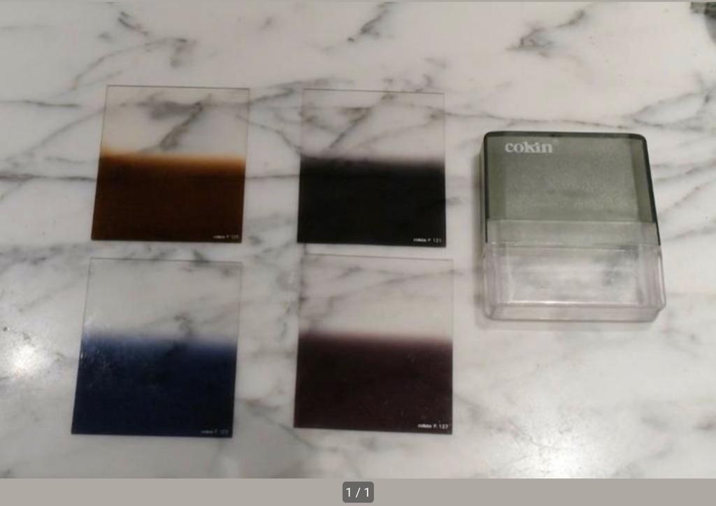 Filtre Cokin P121, P123, P125, P127 4 pièces, TV, Hi-fi & Vidéo, Photo | Filtres, Enlèvement ou Envoi, 70 à 80 mm, Utilisé, Autres types