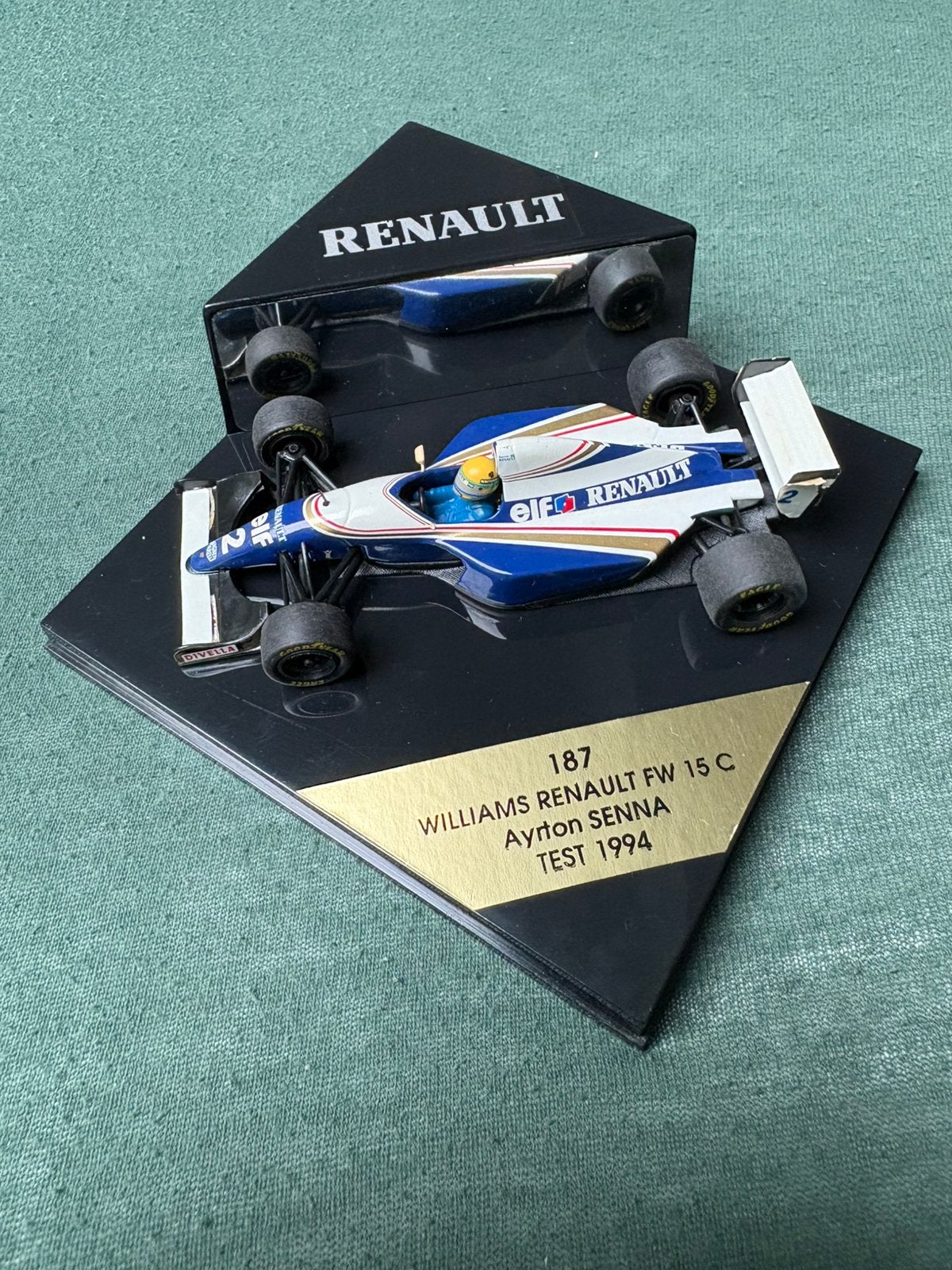 Ayrton Senna Williams Renault fw 15c Formula 1 -Onyx 1/43, Ophalen of Verzenden, Gebruikt
