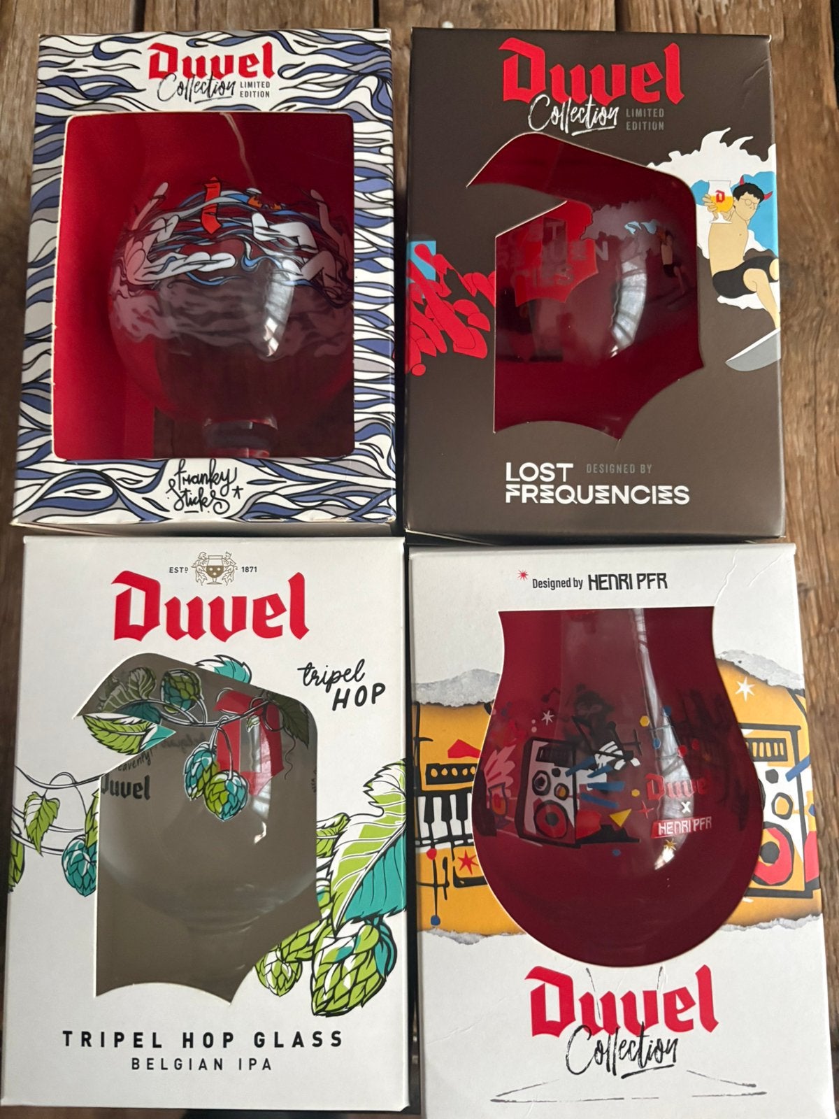 Duvel glazen, Ophalen, Zo goed als nieuw, Duvel