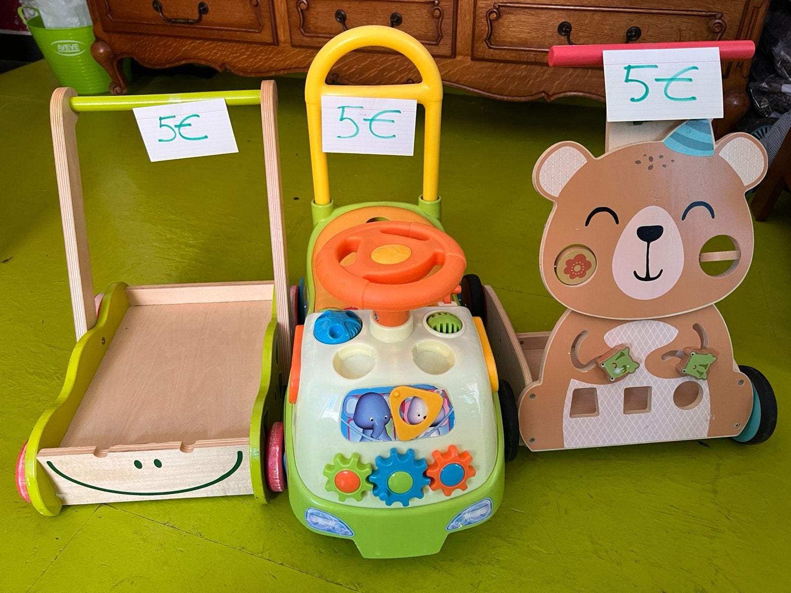 3 x loopfiets/duwkar, Kinderen en Baby's, Ophalen, Zo goed als nieuw