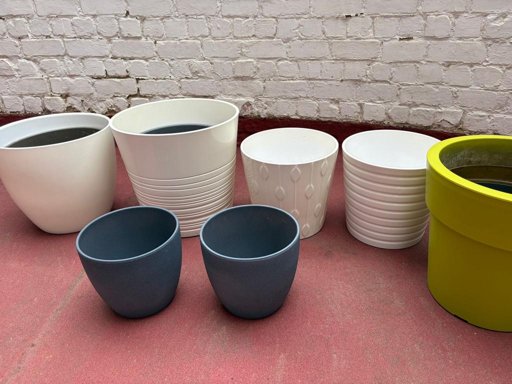 Lot de pots de fleurs / cache-pots pour intérieur, Enlèvement, Utilisé, Intérieur