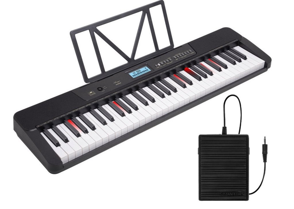 Keyboard Piano - Áengus A902, Muziek en Instrumenten, Keyboards, Aanslaggevoelig, Ophalen, Overige merken, 61 toetsen