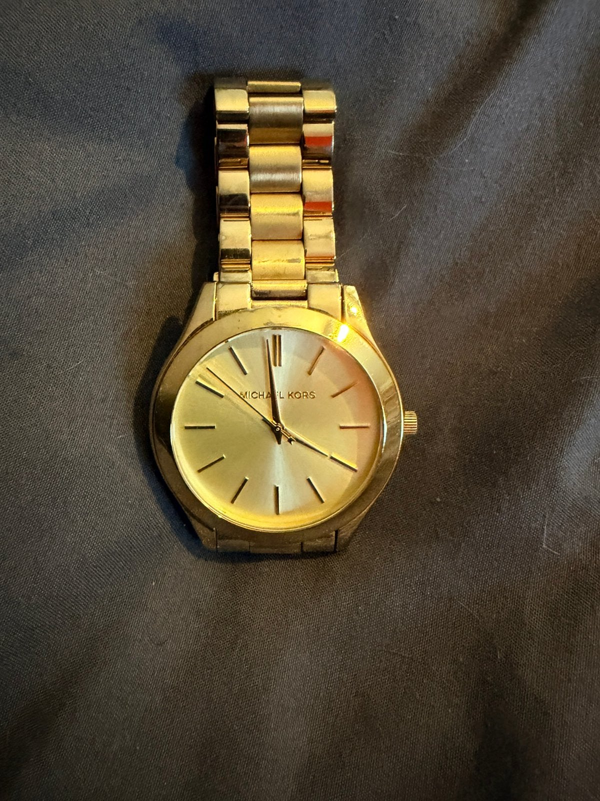 Michal kors horloge, Staal, Gebruikt, Polshorloge, Goud