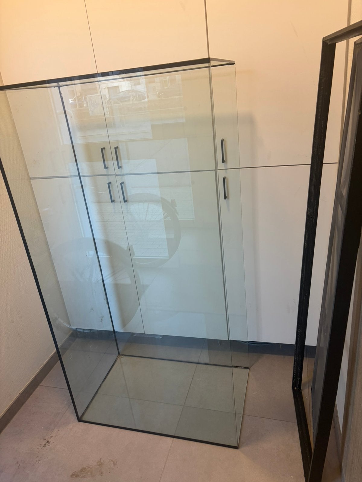 Gratis terrarium 155 x 68 x 58, Ophalen, Zo goed als nieuw