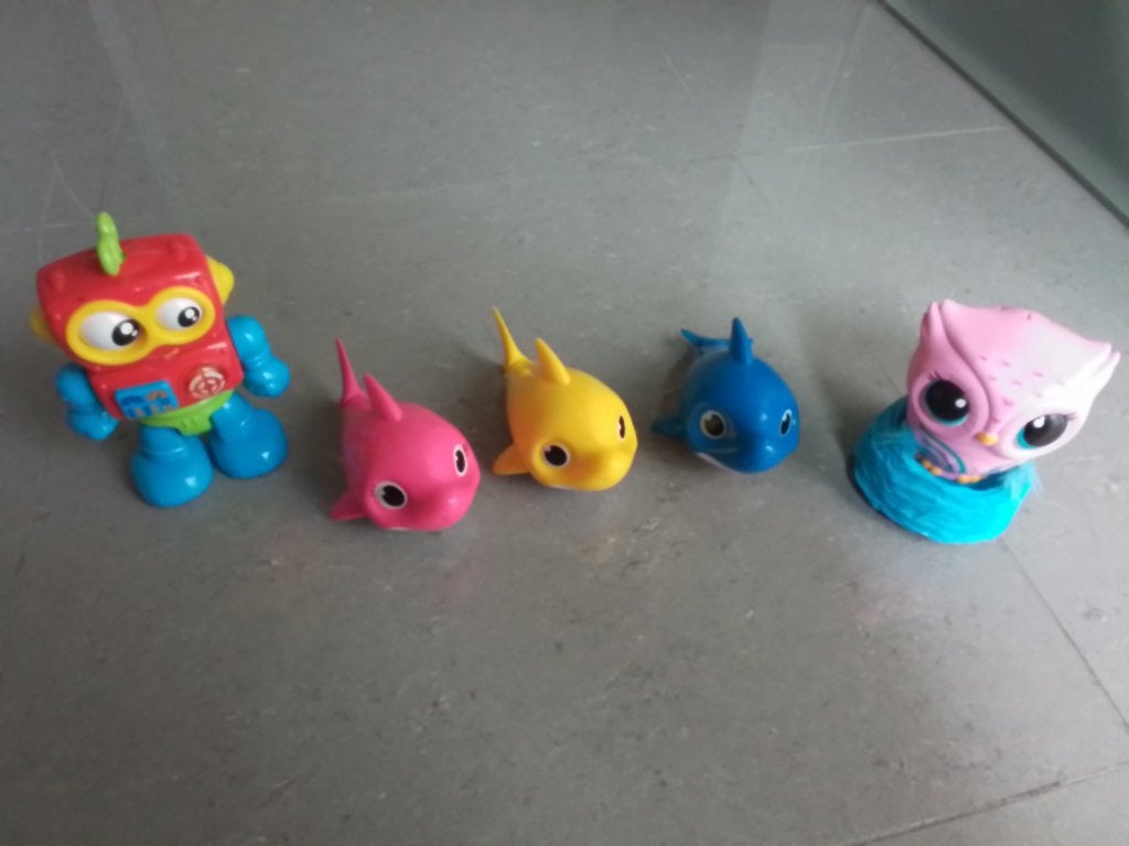Interactief speelgoed pakket, Baby Shark, Owleez, First Bot, Enlèvement, Utilisé