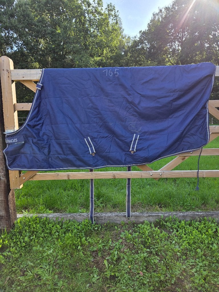 Paardendeken Bucas., Bucas, Bleu, 150 g, Couverture