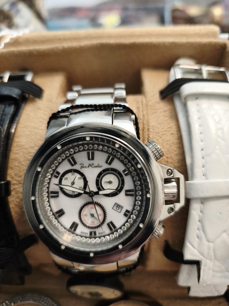 HORLOGE, Handtassen en Accessoires, Staal, Staal, Polshorloge, Zo goed als nieuw