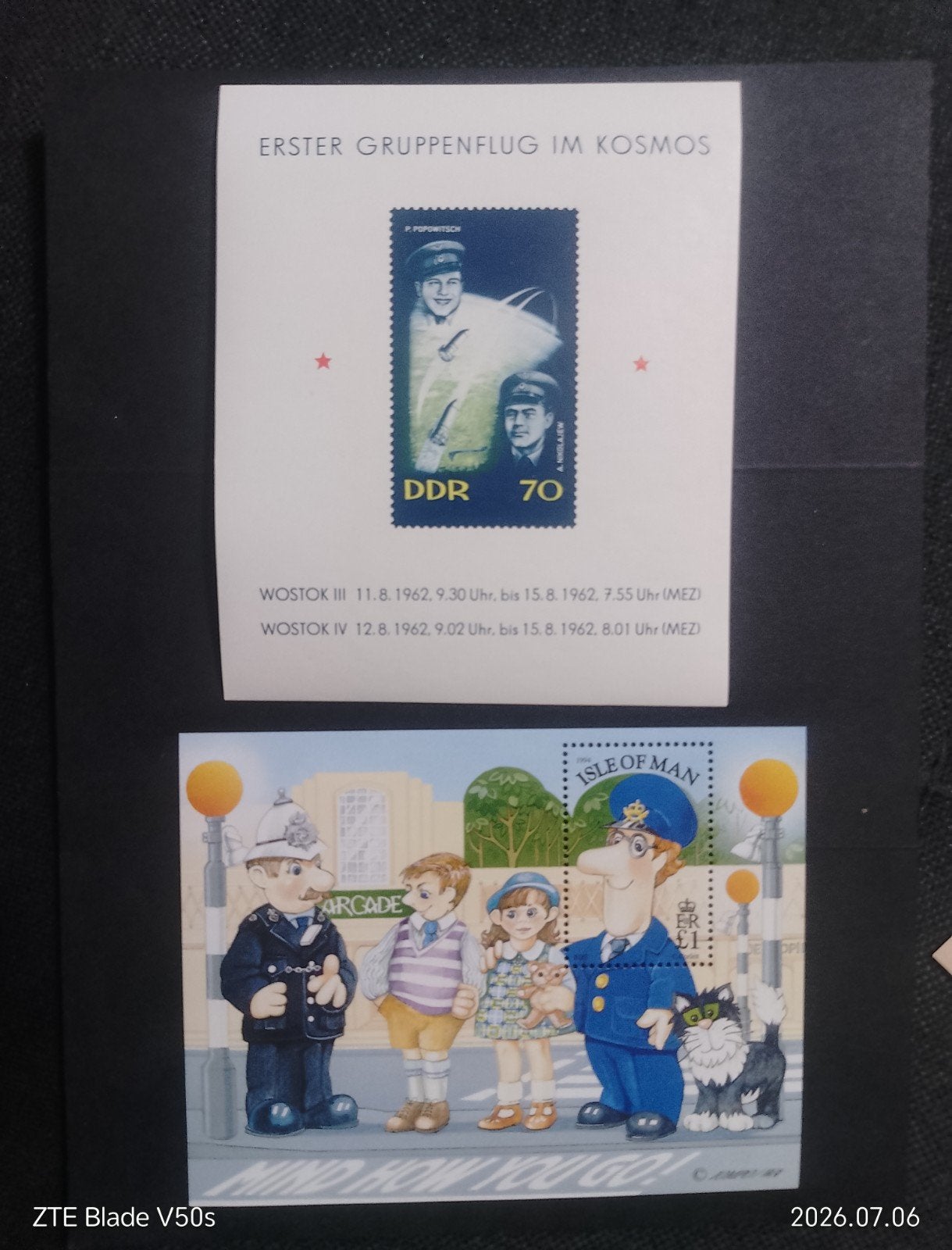 2 postzegels postfrisch History, Postzegels en Munten, Postzegels | Thematische zegels, Ophalen of Verzenden