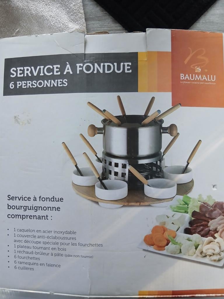 Appareil à fondue avec ramequins, Electroménager, Fondue