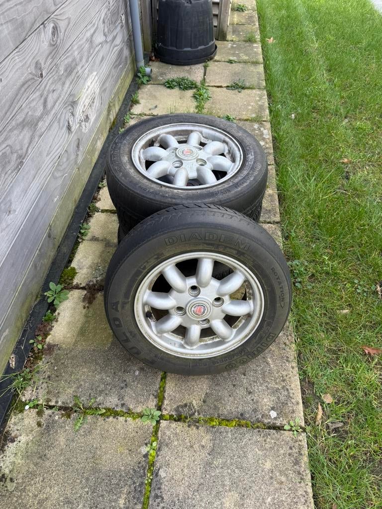 4 velgens 12 inch voor classic mini, Auto-onderdelen, Banden en Velgen, Ophalen, Gebruikt, 12 inch, Velg(en)