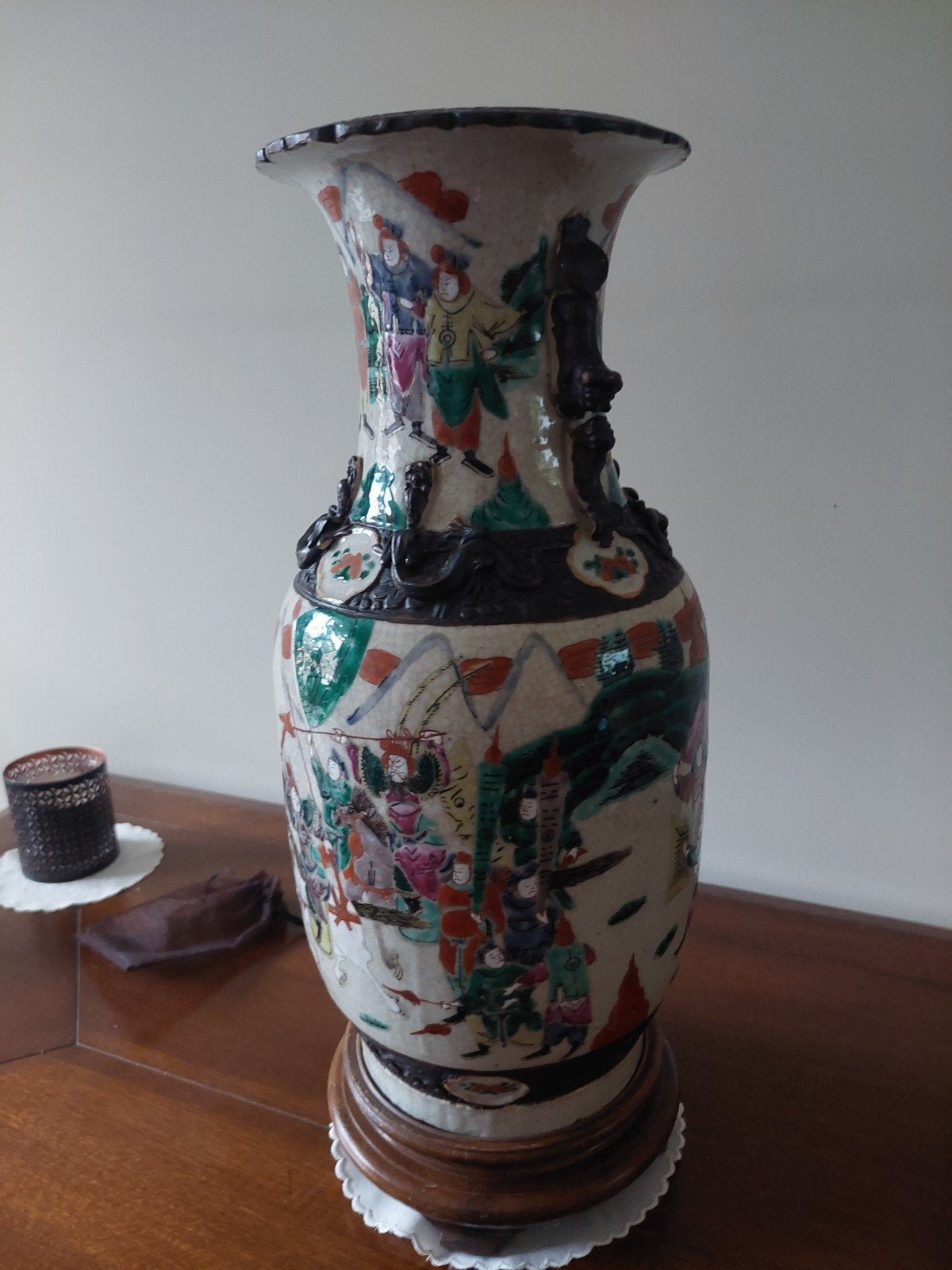 chinese vaas, Ophalen
