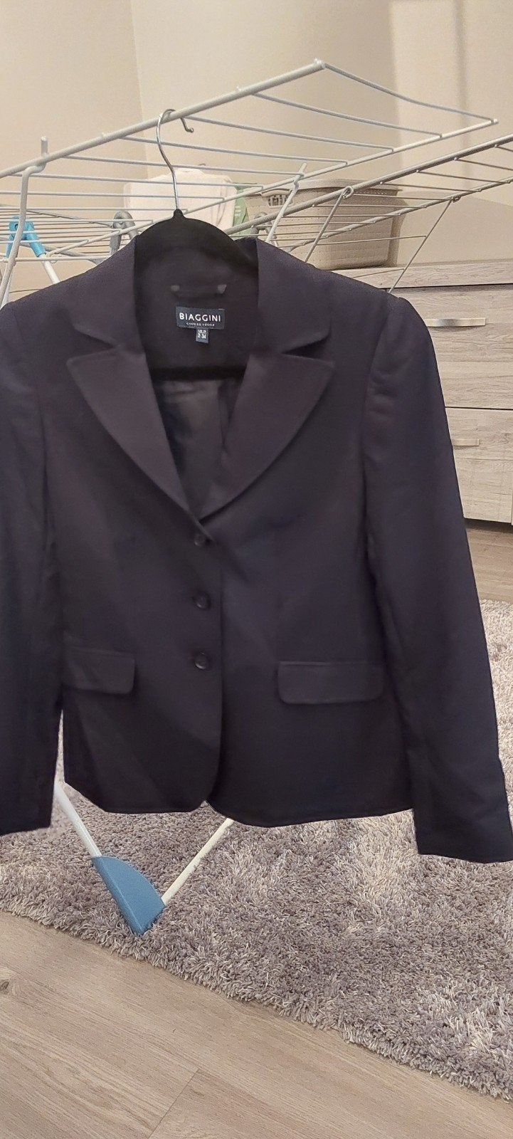 Dames kostuumvest met schoudervullingen. Maat 34, Biaggini, Enlèvement ou Envoi, Taille 34 (XS) ou plus petite, Porté
