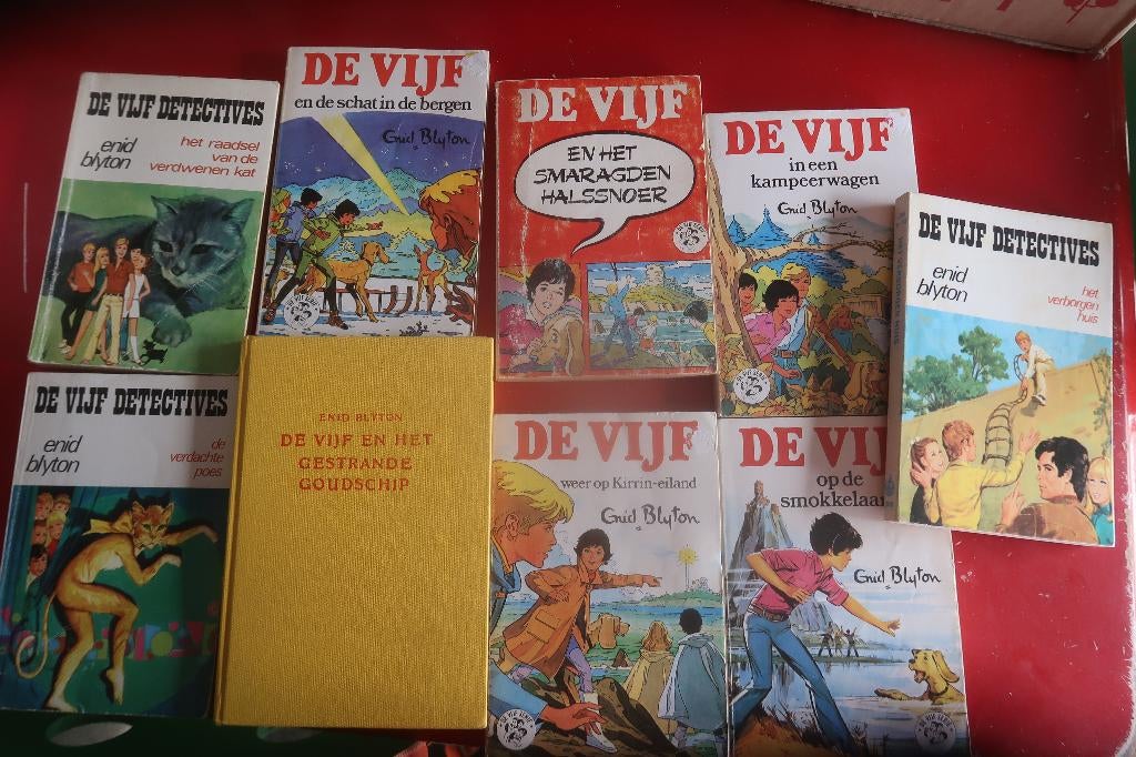 9 boeken van de vijf detectives, Boeken, Kinderboeken | Jeugd | 10 tot 12 jaar, Fictie, Ophalen of Verzenden