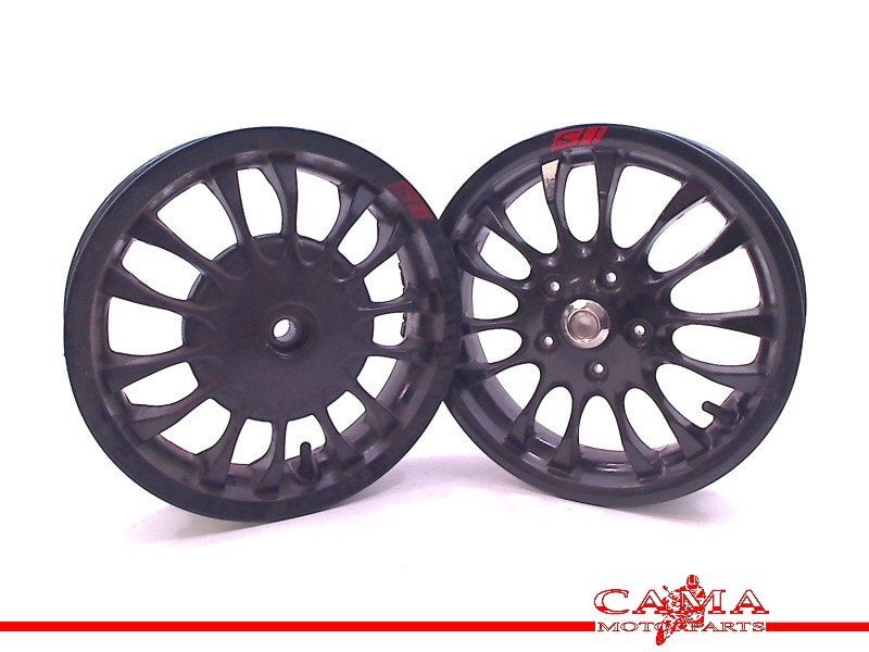VELGENSET Piaggio Sprint 4T 2014-2017 (C53 4T 2V EMEA 50cc), Fietsen en Brommers, Brommeronderdelen | Algemeen, Piaggio, Gebruikt