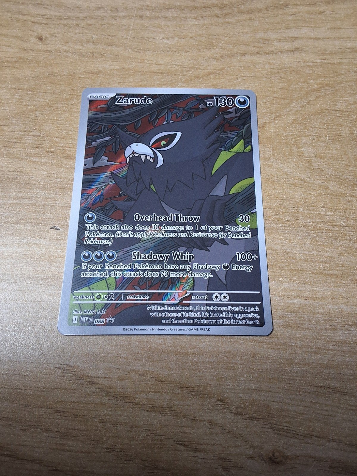 zarude MEP 088, Ophalen