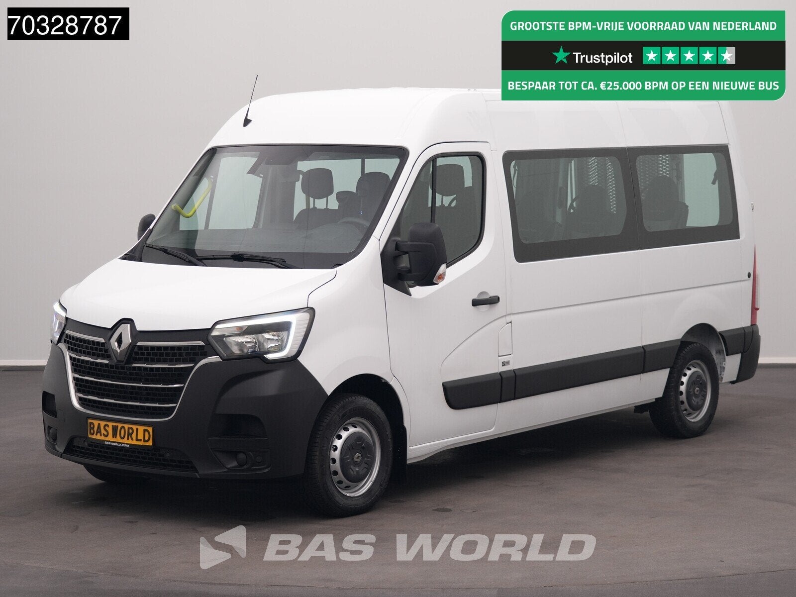 Renault Master 135PK Passenger Transport Personenvervoer 8 P, 135 pk, Stof, Gebruikt, Euro 6