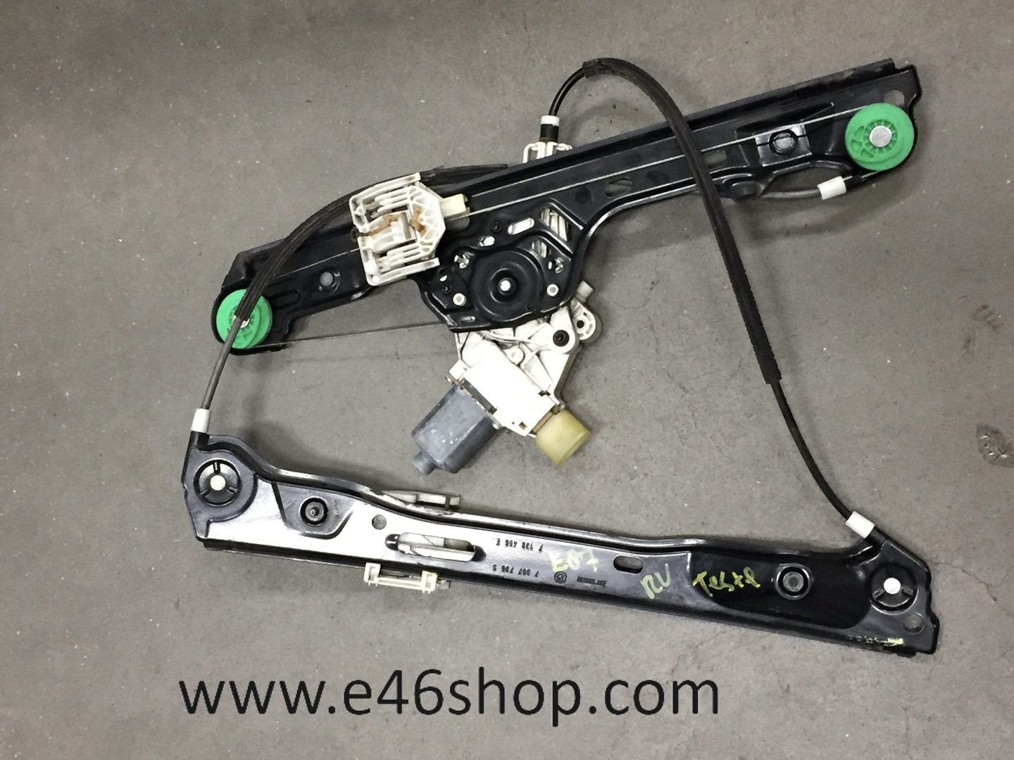 Raammotor compleet BMW E87 rechtsvoor oe 7067769 7138466, Gebruikt, -, -, Ophalen of Verzenden