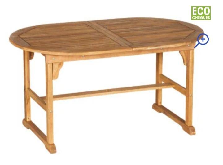 Tuintafel + zweefparasol, Ophalen, Nieuw, Ovaal, Hout