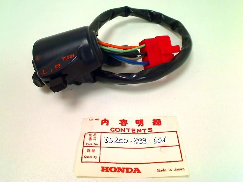 Honda CB 125 T 1976-1977 Stuurschakelaar Links 35200-399-601, Motoren, Onderdelen | Honda, Nieuw, Ophalen of Verzenden