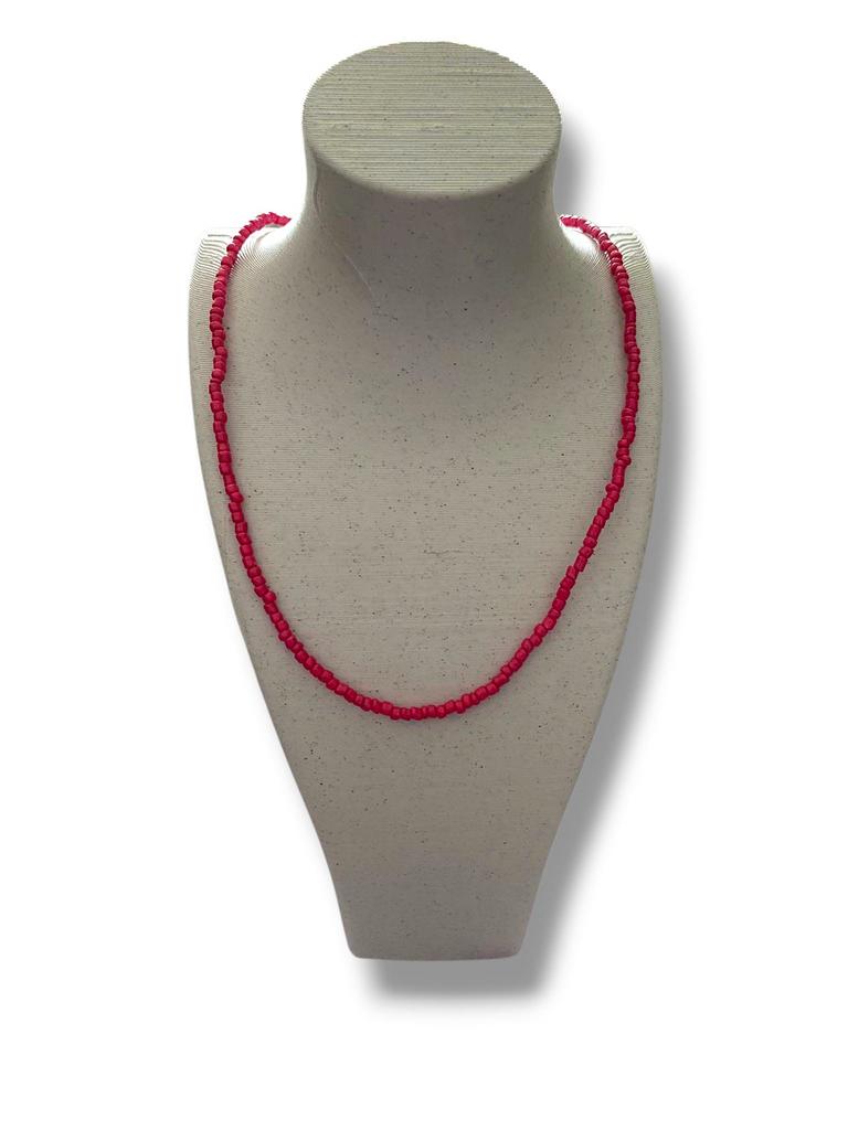 Nieuwe ketting, Bijoux, Sacs & Beauté, Colliers, Enlèvement ou Envoi, Neuf, Rose, Autres matériaux