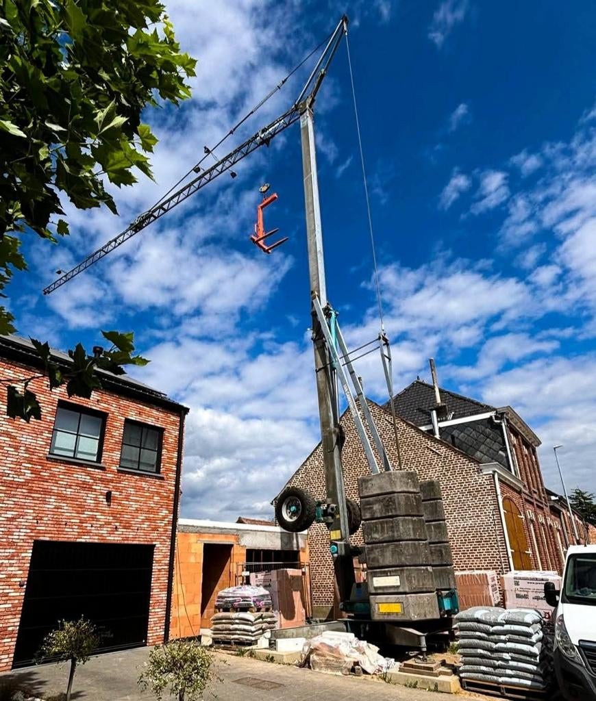 Bouwkraan Vicario OMV 292, Zakelijke goederen, Machines en Bouw | Kranen en Graafmachines, Ophalen, Kraan