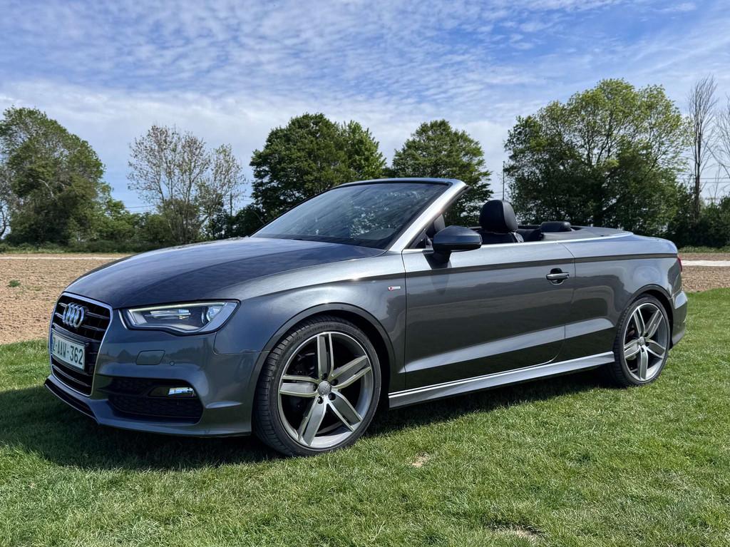 Audi A3 A3 Cabriolet 1.4 TFSI 150 CV S line S tronic, Auto's, 4 zetels, Gebruikt, Cabriolet, Leder