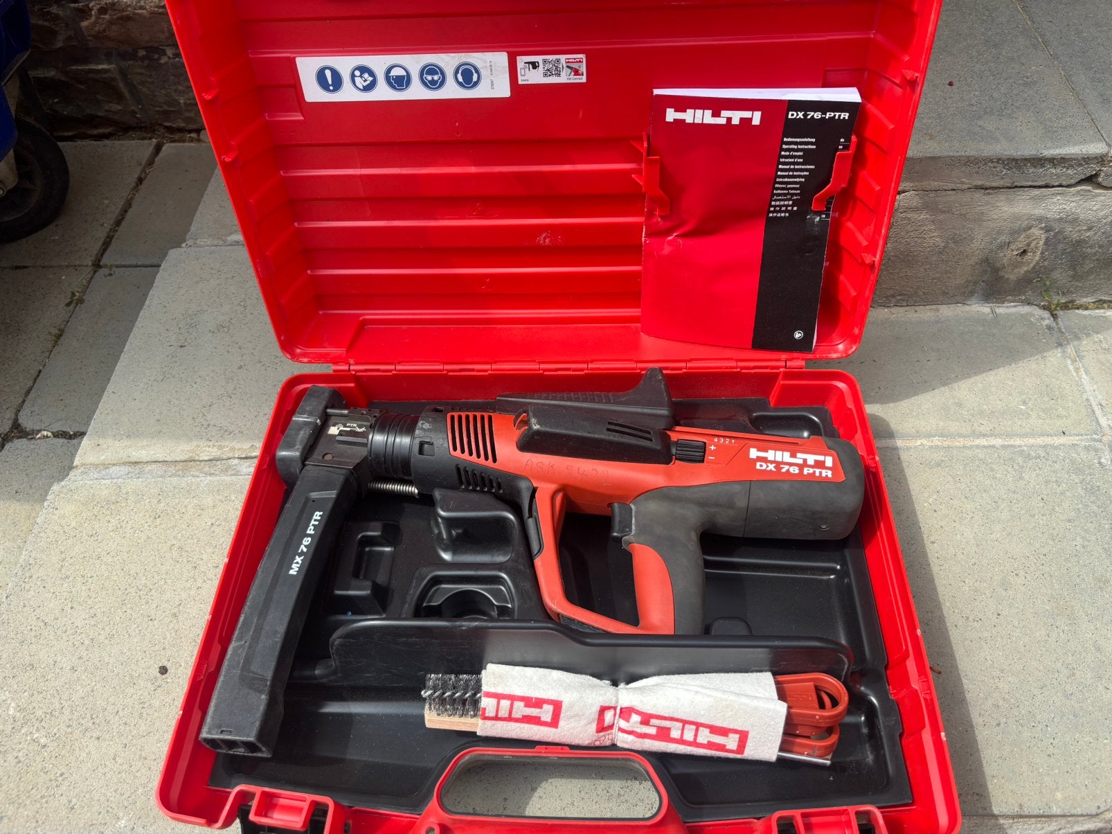 Hilti dx 76 ptr - kruitschiethamer, Ophalen, Zo goed als nieuw
