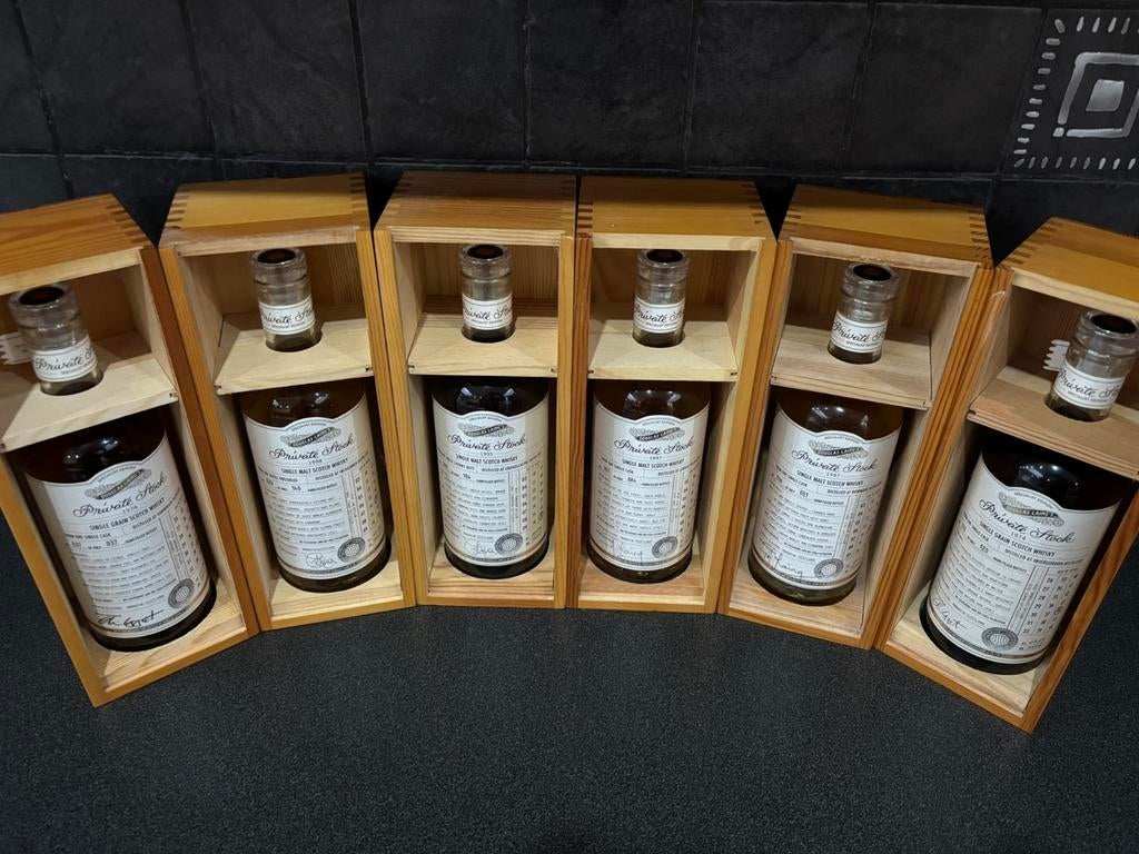 Private stock whiskey Douglas Laing, Collections, Vins, Neuf, Autres types, Autres régions, Pleine, Enlèvement