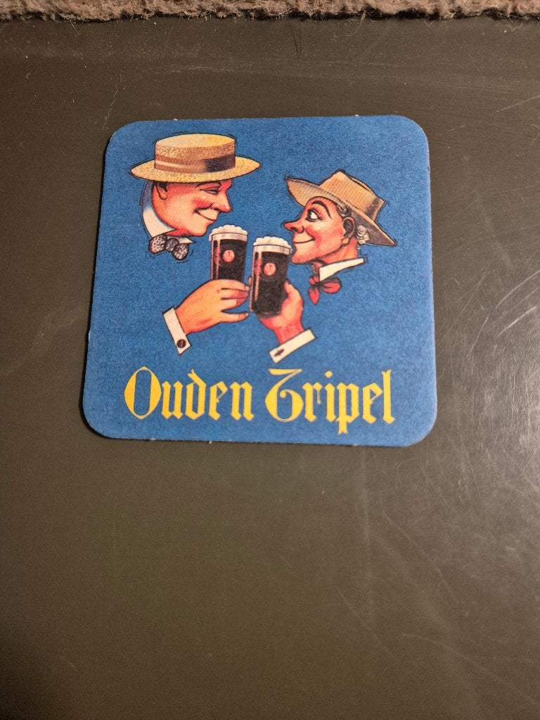 Sous bock Ouden Tripel, Verzamelen, Ophalen of Verzenden, Gebruikt, Viltje(s), Overige merken