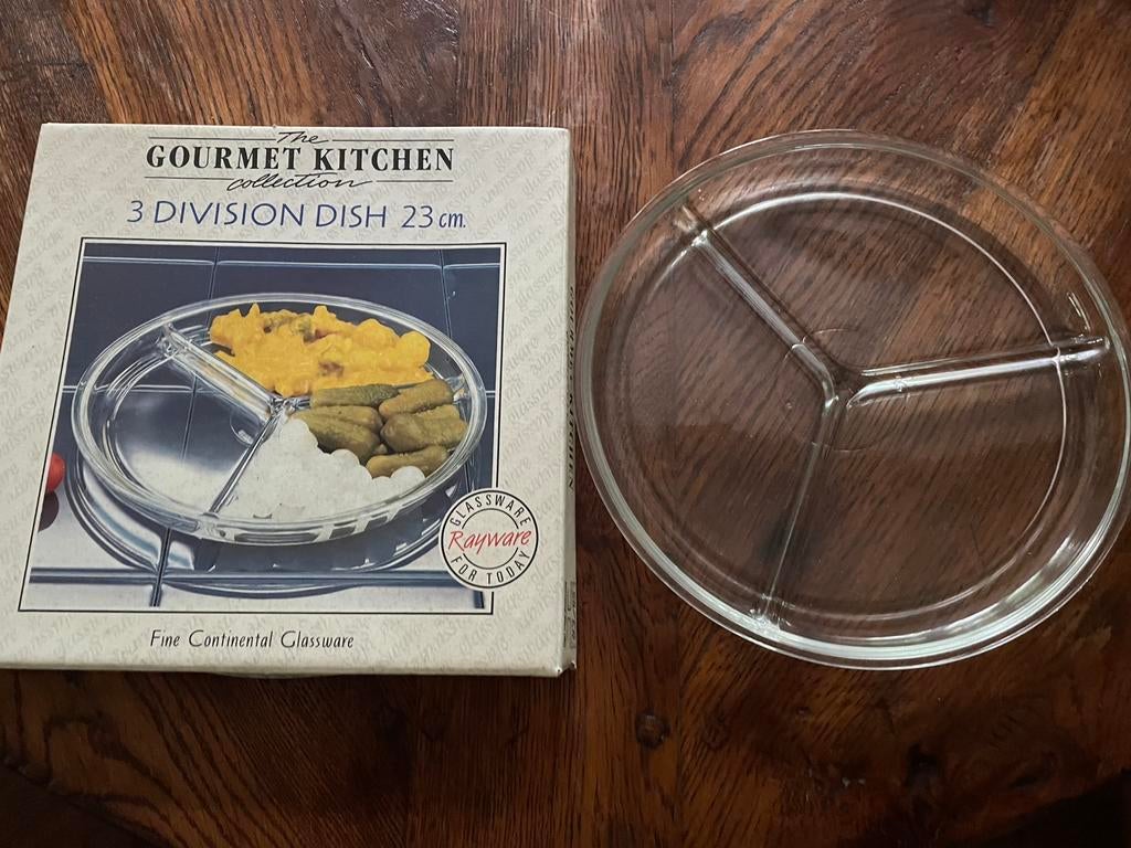Glazen serveerschotel, Huis en Inrichting, Ophalen, Zo goed als nieuw