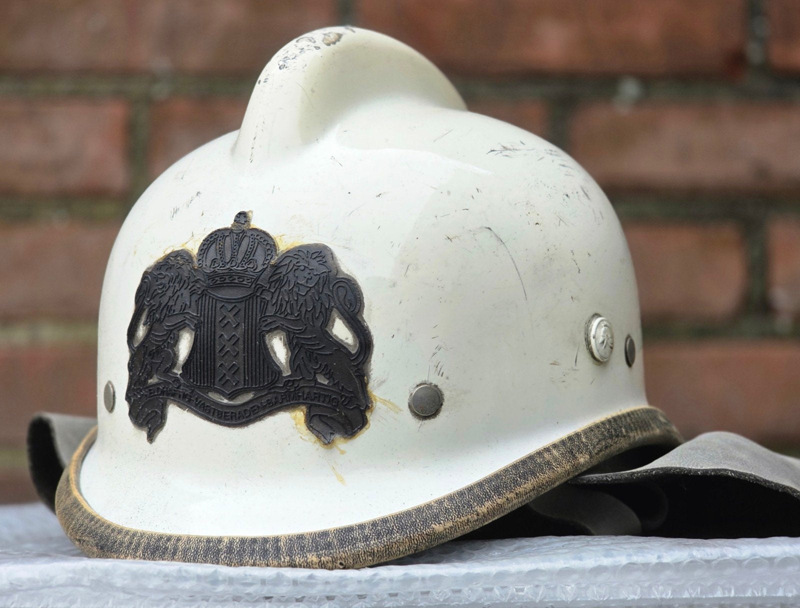 Casque de sapeurs-pompiers d'Amsterdam Innova casque de pomp, Collections, Enlèvement ou Envoi