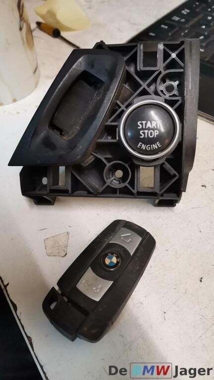 Start/stop schakelaar+sleutel BMW X5 E70 X6 E71 E72 6966714, Gebruikt, Ophalen of Verzenden, BMW, BMW