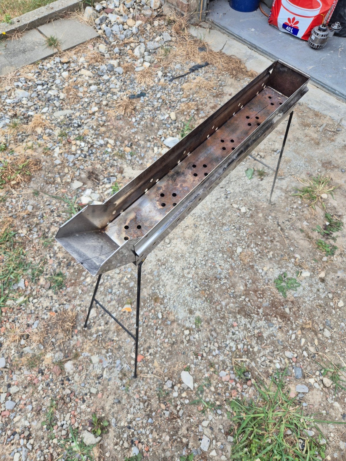 barbecue arrosticini, Jardin & Terrasse, Barbecues au charbon de bois, Enlèvement, Comme neuf