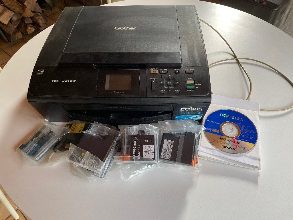 2 imprimantes lazer et jet d'encre, Computers en Software, Ophalen, Gebruikt, Printer, Inkjetprinter