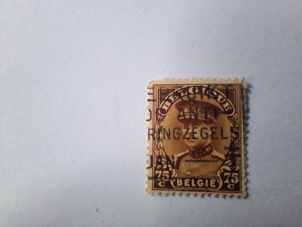 Albert Ier  ..?ANTI-RINGZEGELS..?, Ophalen, Frankeerzegel, Staatshoofden
