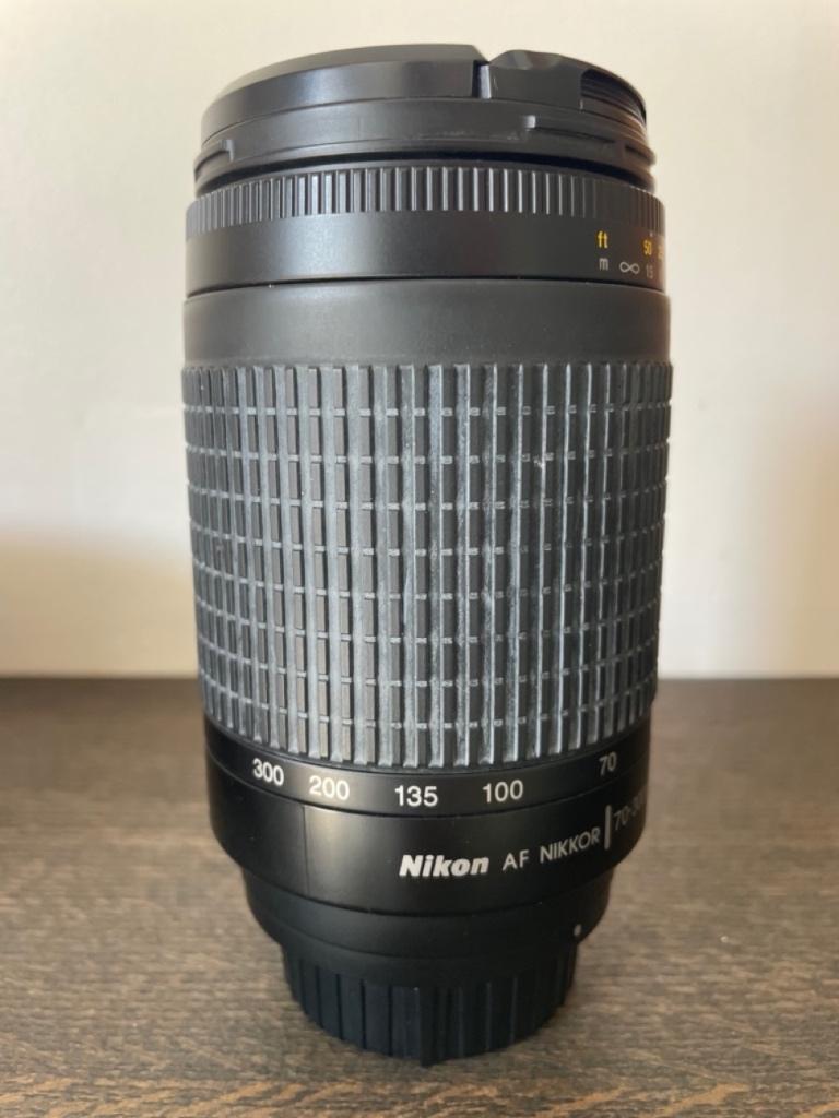 OBJECTIF NIKON AF NIKKOR 70-300 mm f/3.5-5.6 G, Enlèvement, Utilisé, Téléobjectif, Zoom