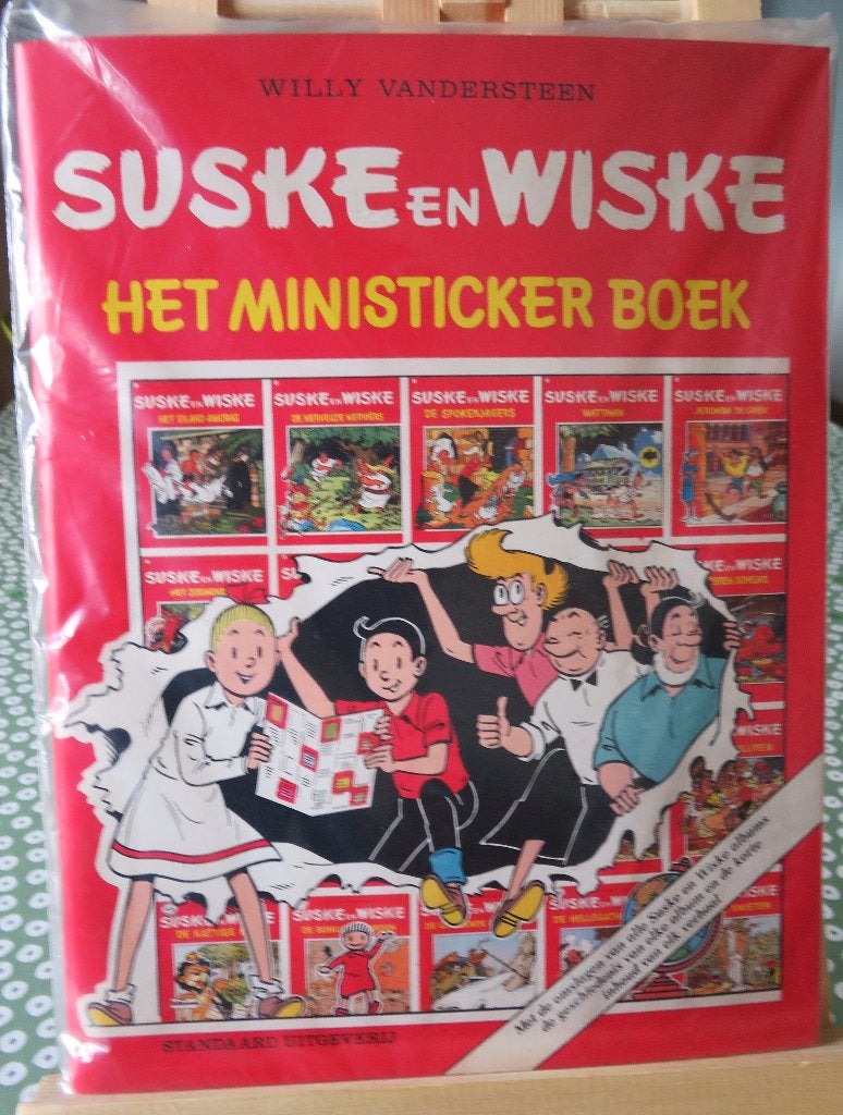 Suske en Wiske ministicker boek 1988 1 druk., Enlèvement ou Envoi, Neuf