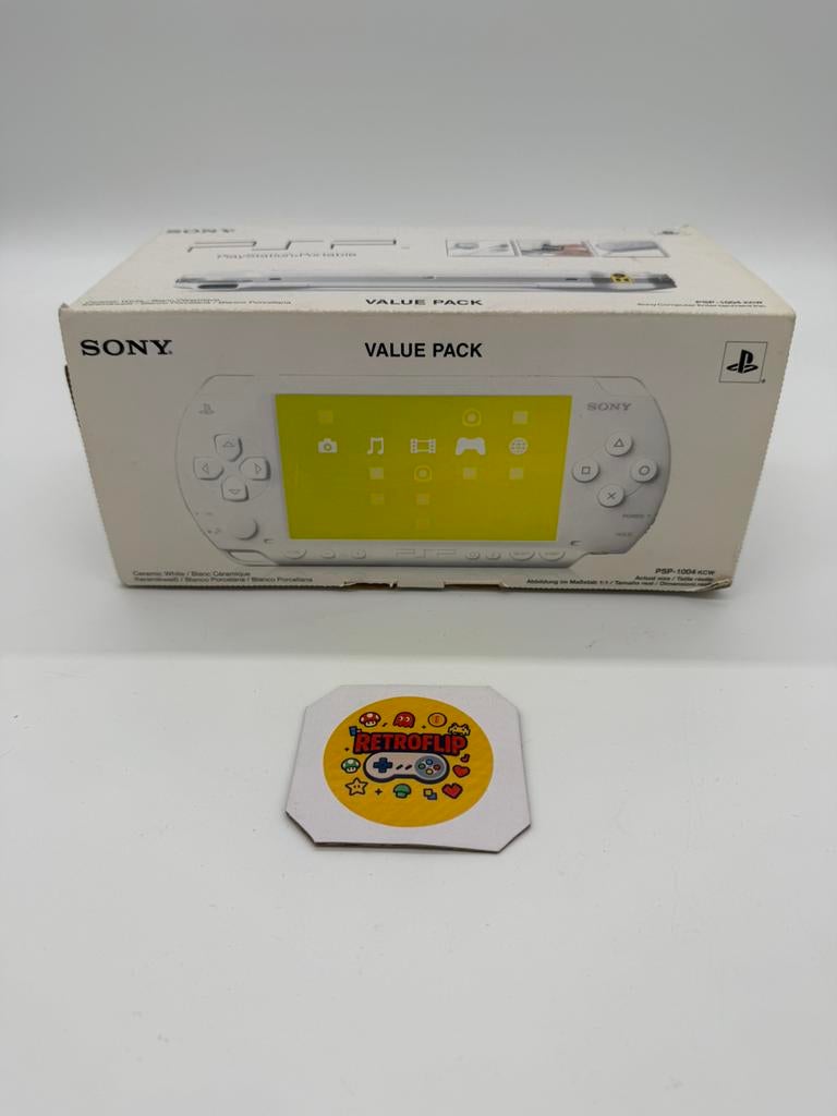 Sony PlayStation PSP 1004 Value Pack White - PAL Cib 100%, Consoles de jeu & Jeux vidéo, Consoles de jeu | Sony PSP, Utilisé, PSP
