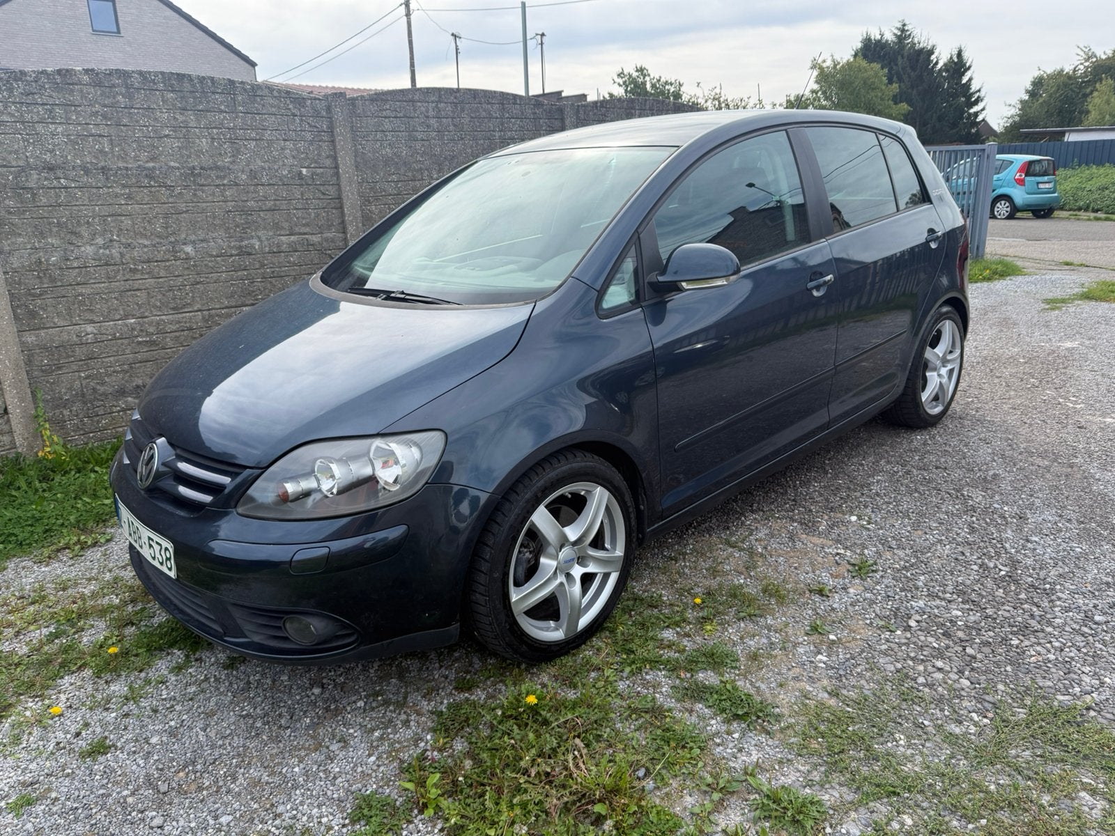 Vw golf 5 plus 1.6 fsi, Auto's, Golf Plus, Zwart, 4 cilinders, 5 deurs