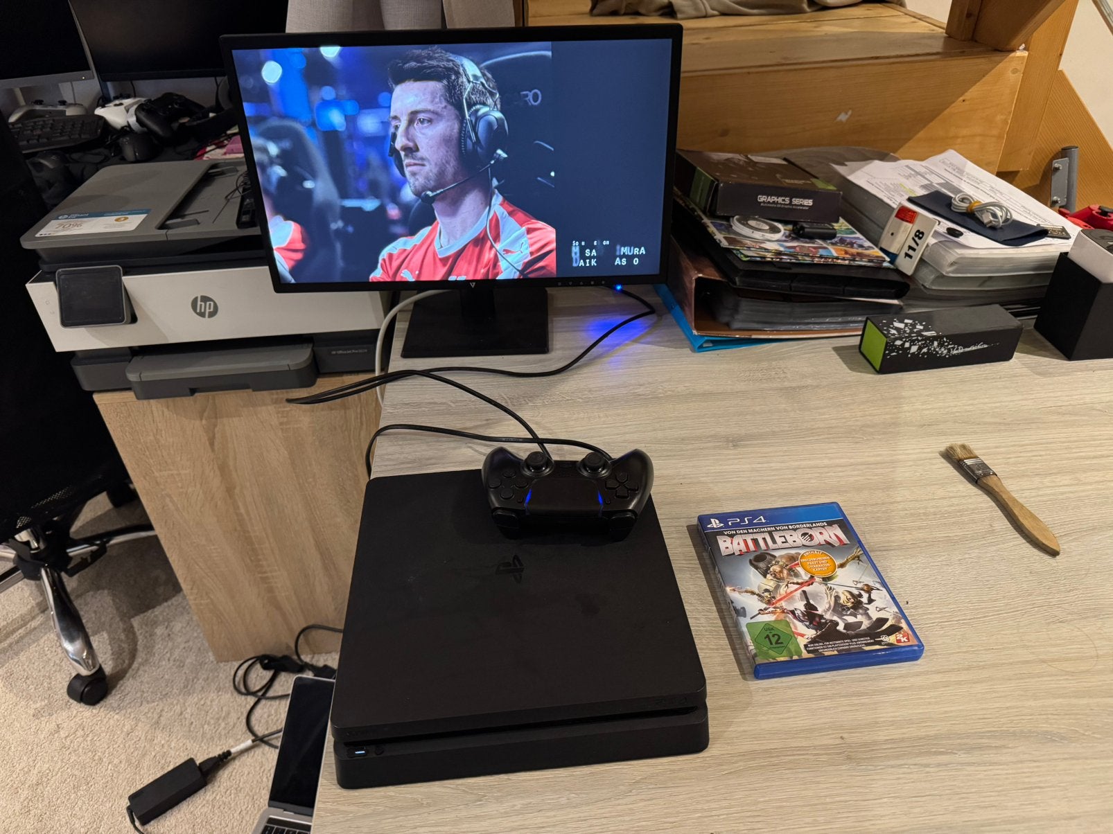 Ps4 slim+2 jeux manette, Consoles de jeu & Jeux vidéo, Enlèvement, Comme neuf, Slim