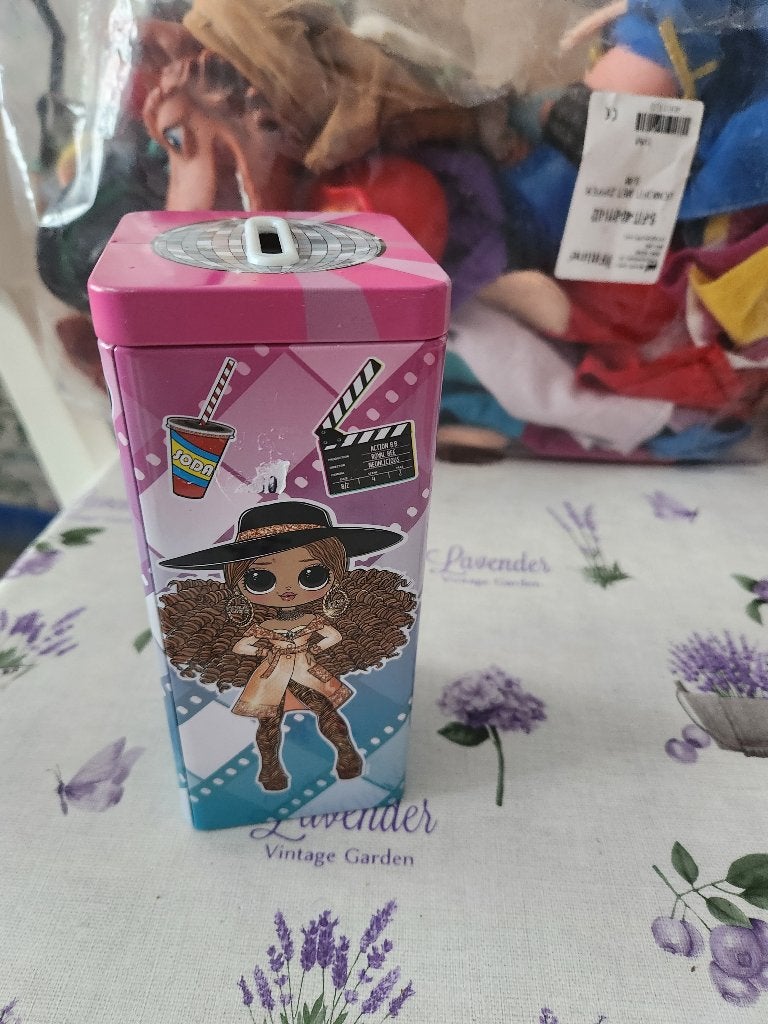 Blikken spaarpot, Ophalen of Verzenden, Metaal of Blik, Strip- of Tekenfilmfiguur