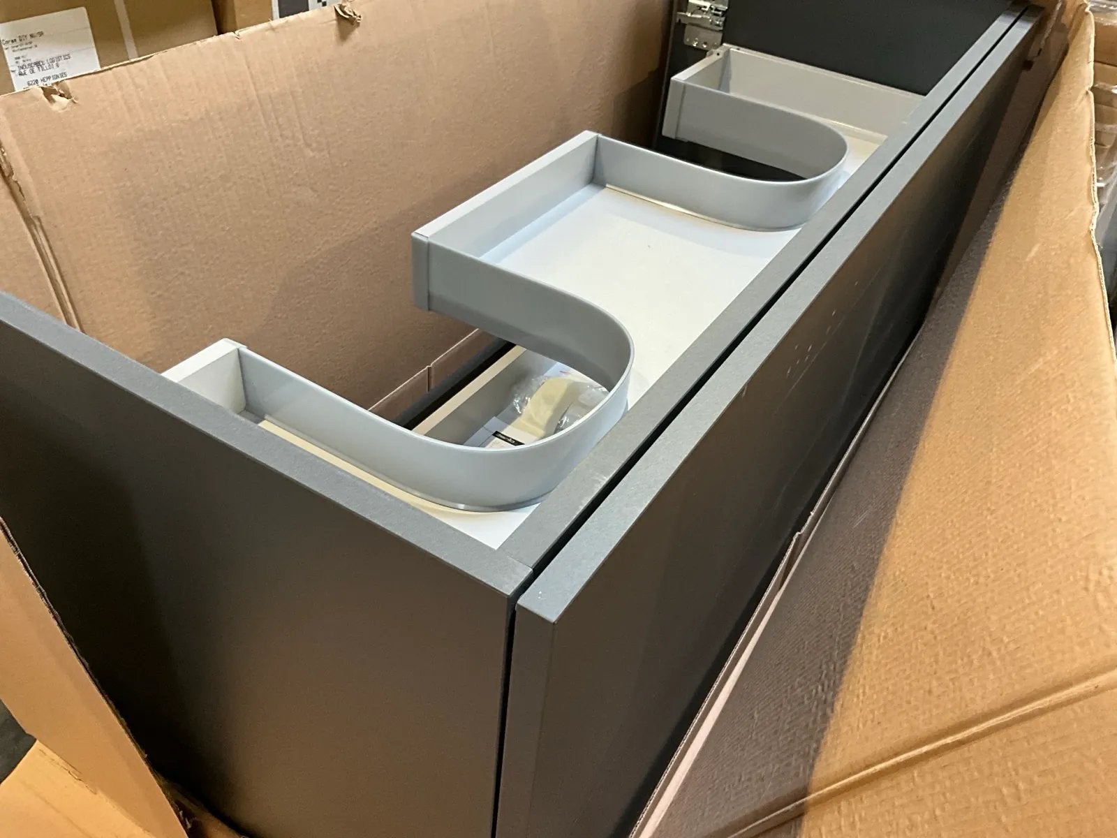 Mooi dubbel lavabo badkamermeubel, Ophalen, Zo goed als nieuw