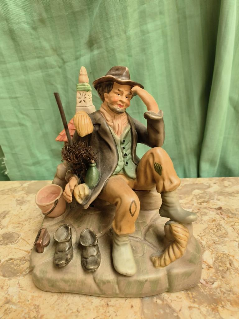 Portugees beeldje van man (18cm hoog), Ophalen of Verzenden, Gebruikt, Mens