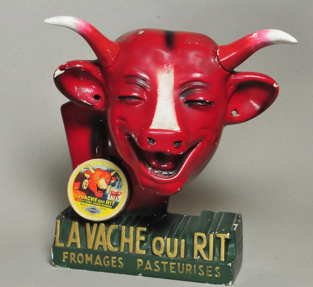 VACHE QUI RIT Plâtre publicitaire - 1935  Novita - Original, Collections, Envoi, Comme neuf
