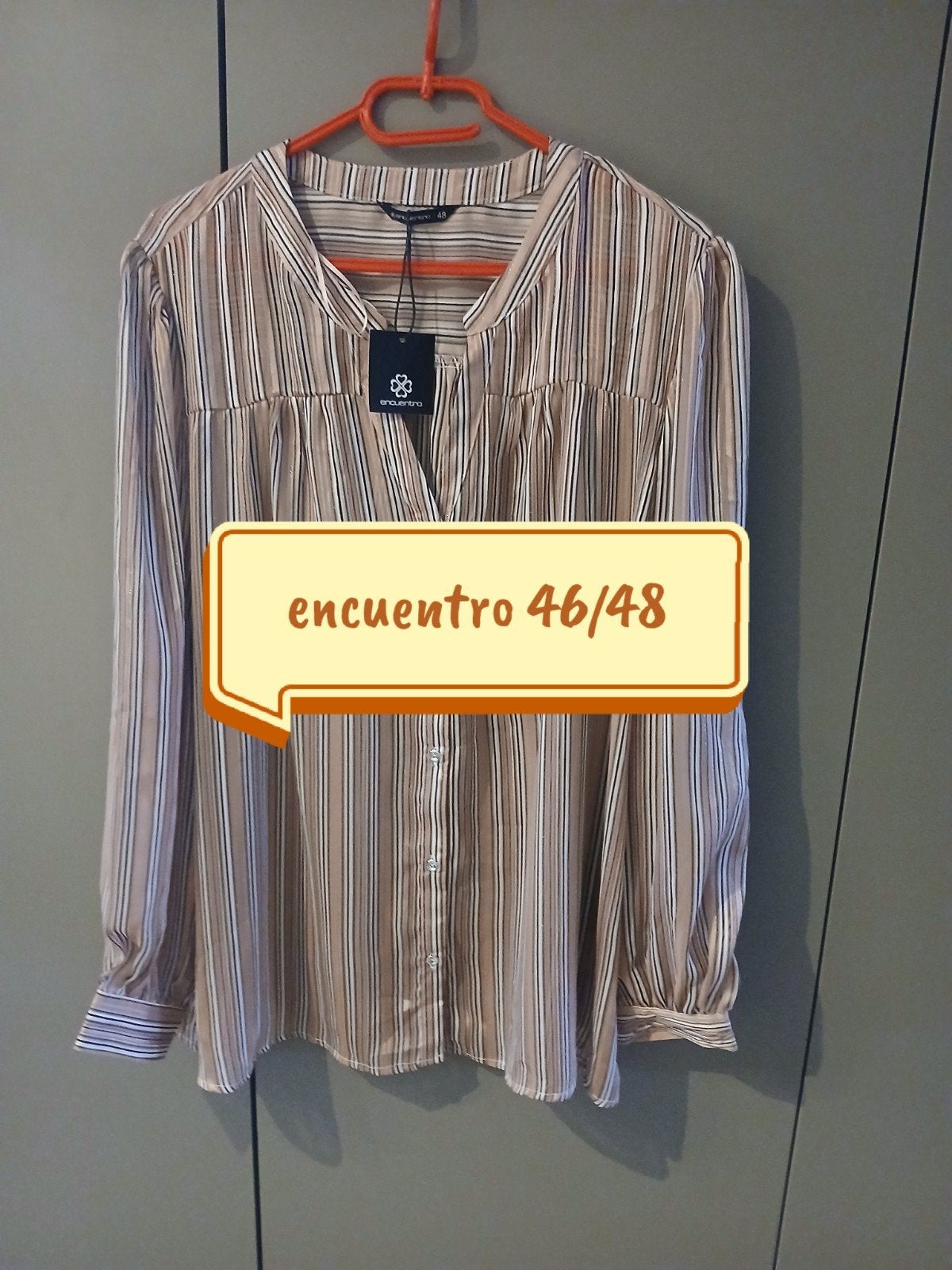 Blouze encuentro 46/48 .nieuw, Enquentro, Meerkleurig, Maat 46/48 (XL) of groter, Nieuw