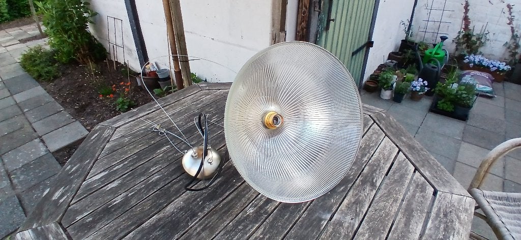Glazen hanglamp / Italiaans design, Ophalen, Nieuw, Glas