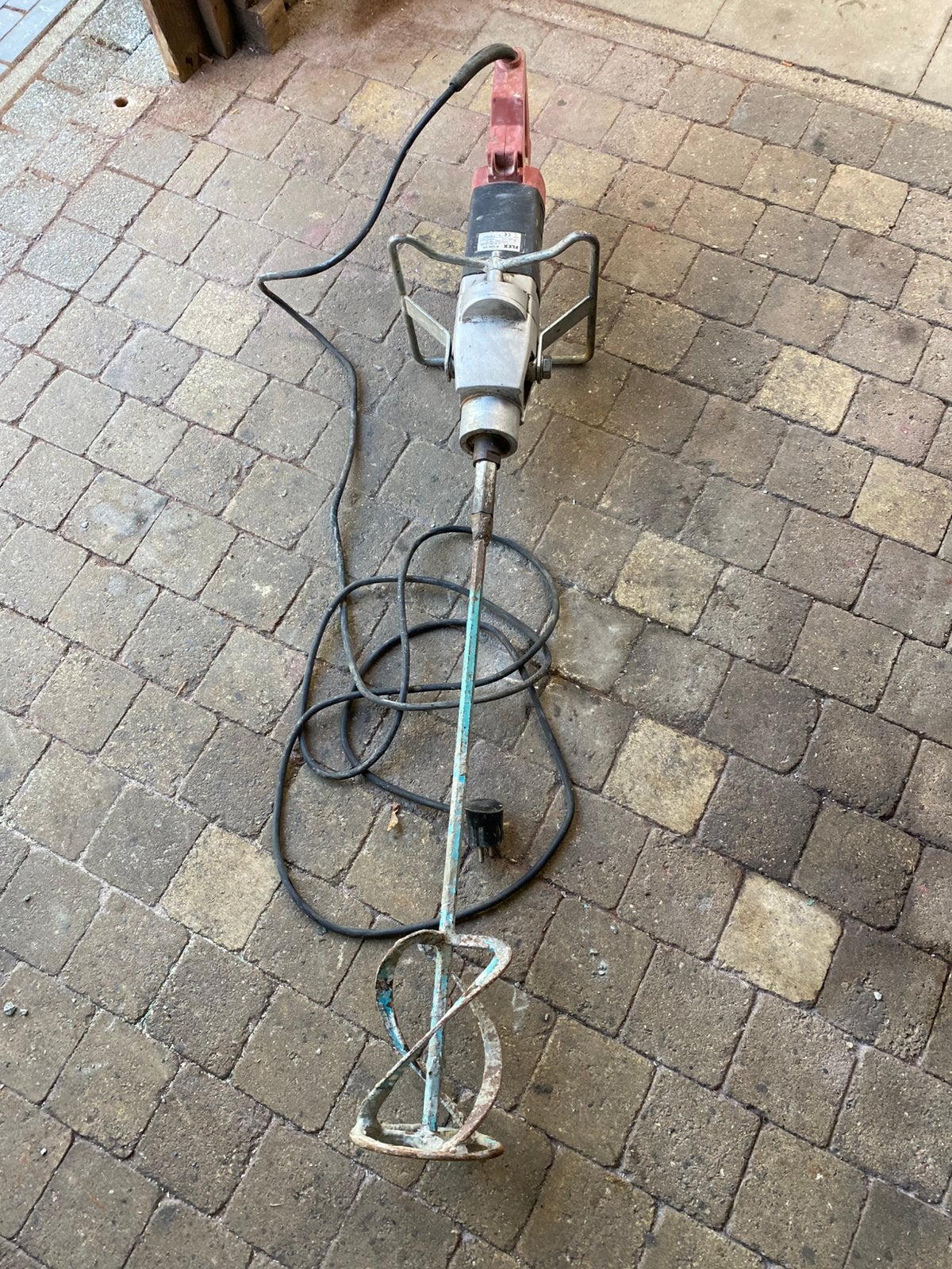 Flex mixer, Ophalen, Gebruikt
